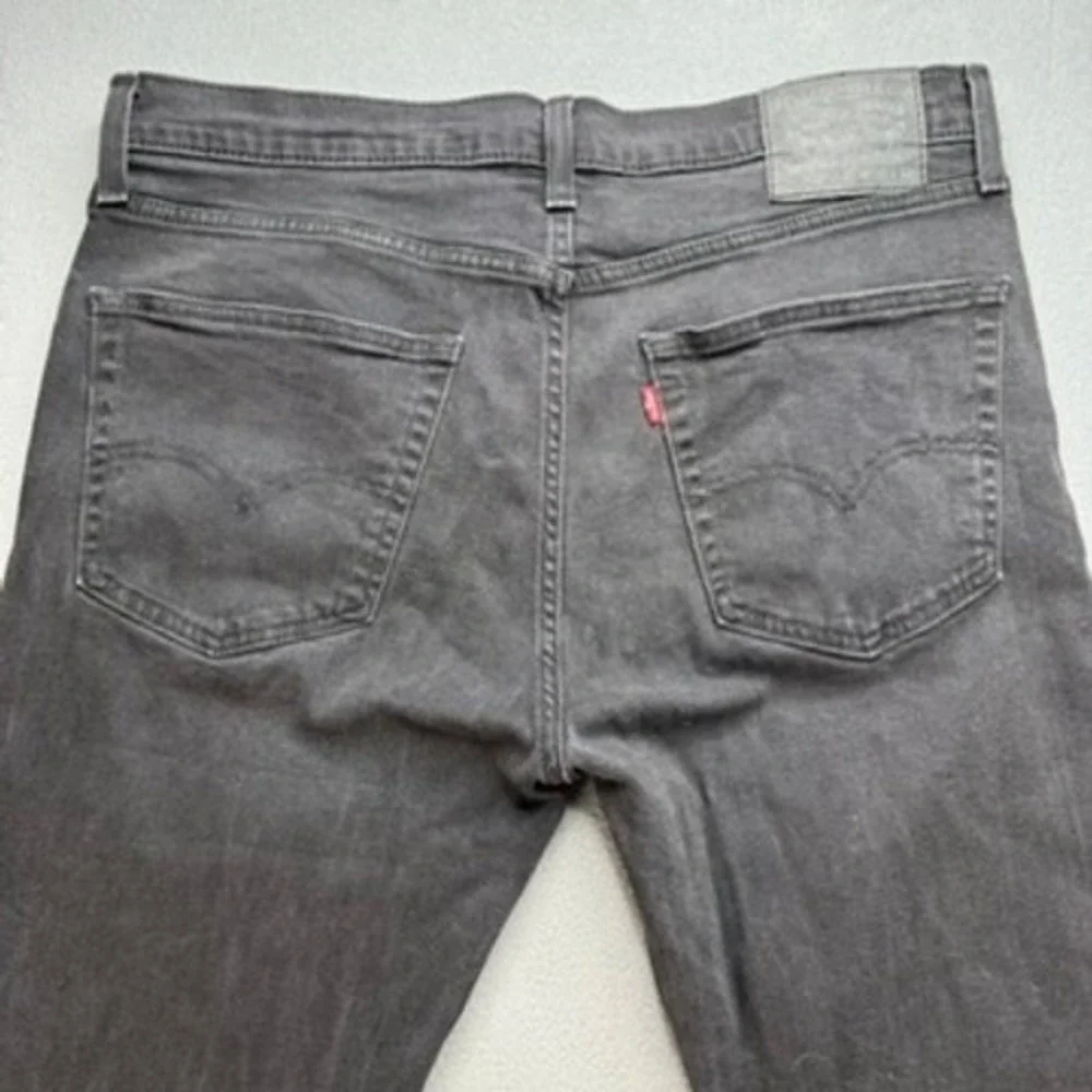 Levi's Jeans Men 36 (FIT 36x28)‎ Black 502 Regular Taper Stretch Denim Pants